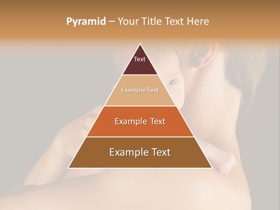 Resting Touching Boy PowerPoint Template