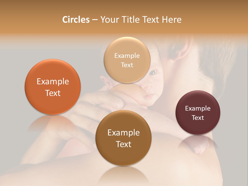 Resting Touching Boy PowerPoint Template