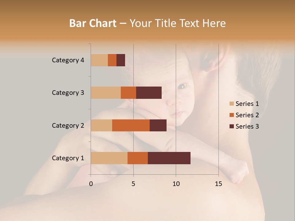 Resting Touching Boy PowerPoint Template