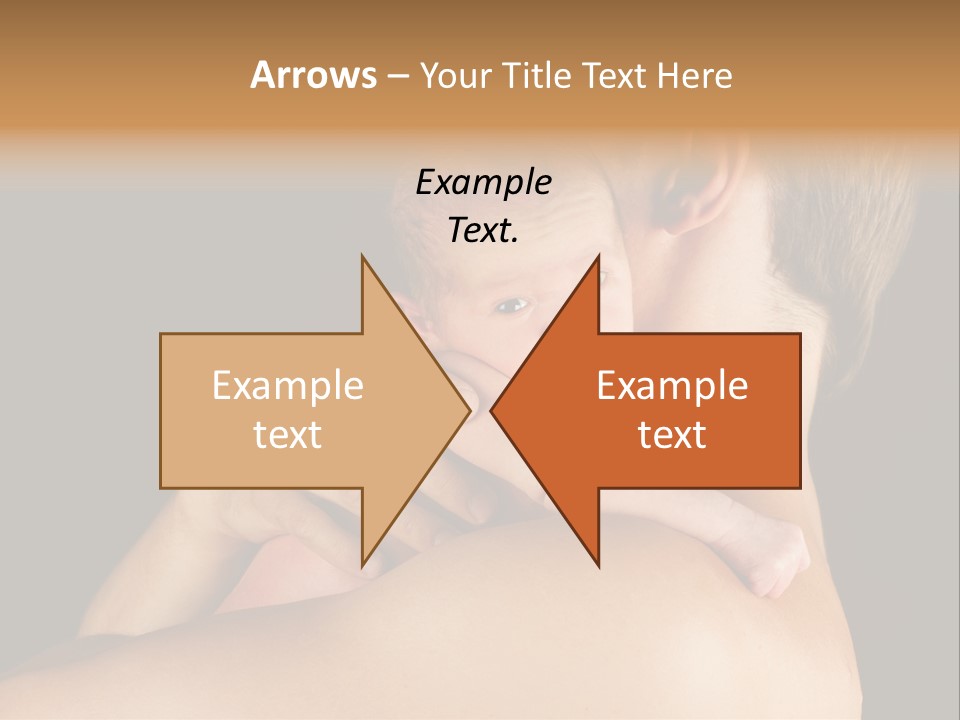 Resting Touching Boy PowerPoint Template