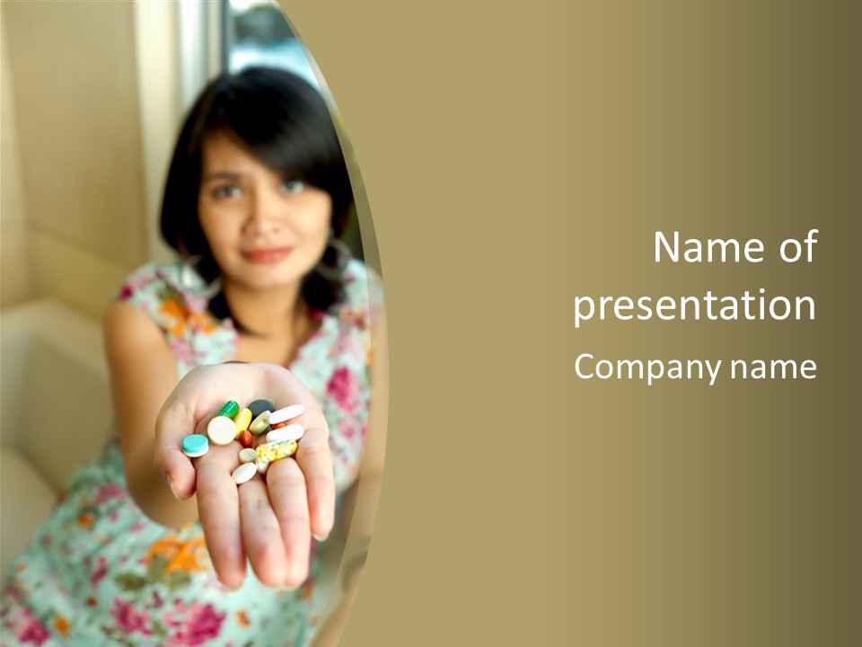 Pharmacy Medication Supplement PowerPoint Template