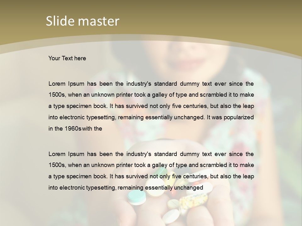 Pharmacy Medication Supplement PowerPoint Template