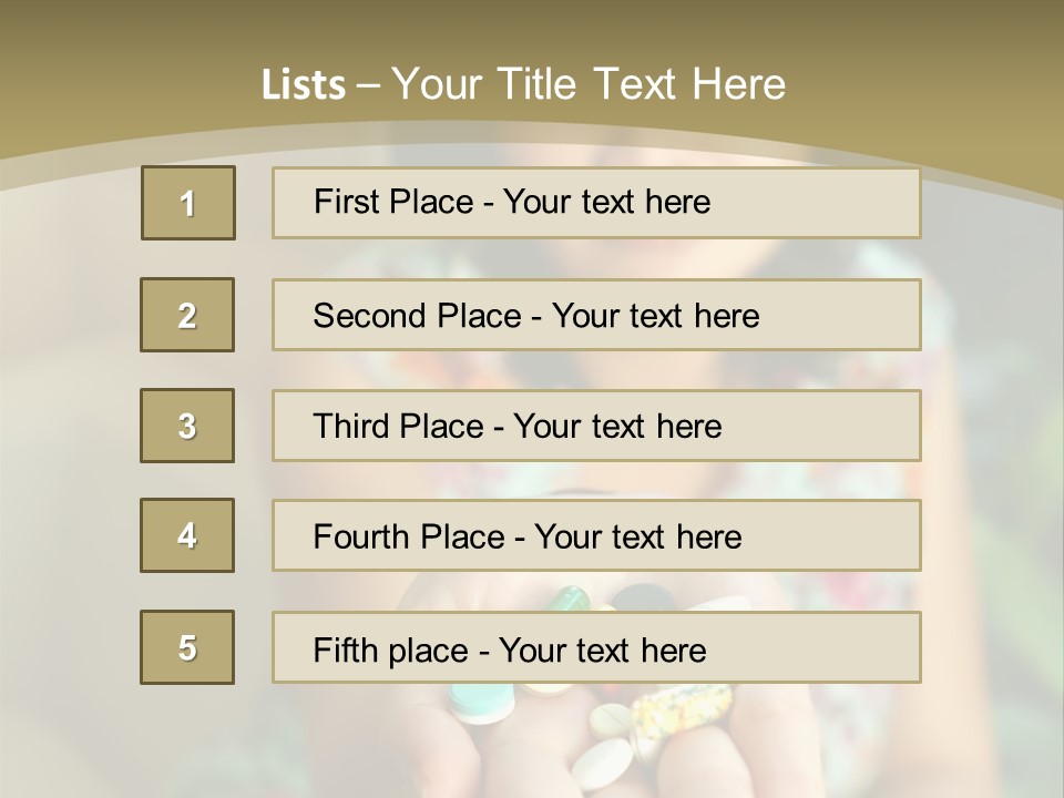 Pharmacy Medication Supplement PowerPoint Template
