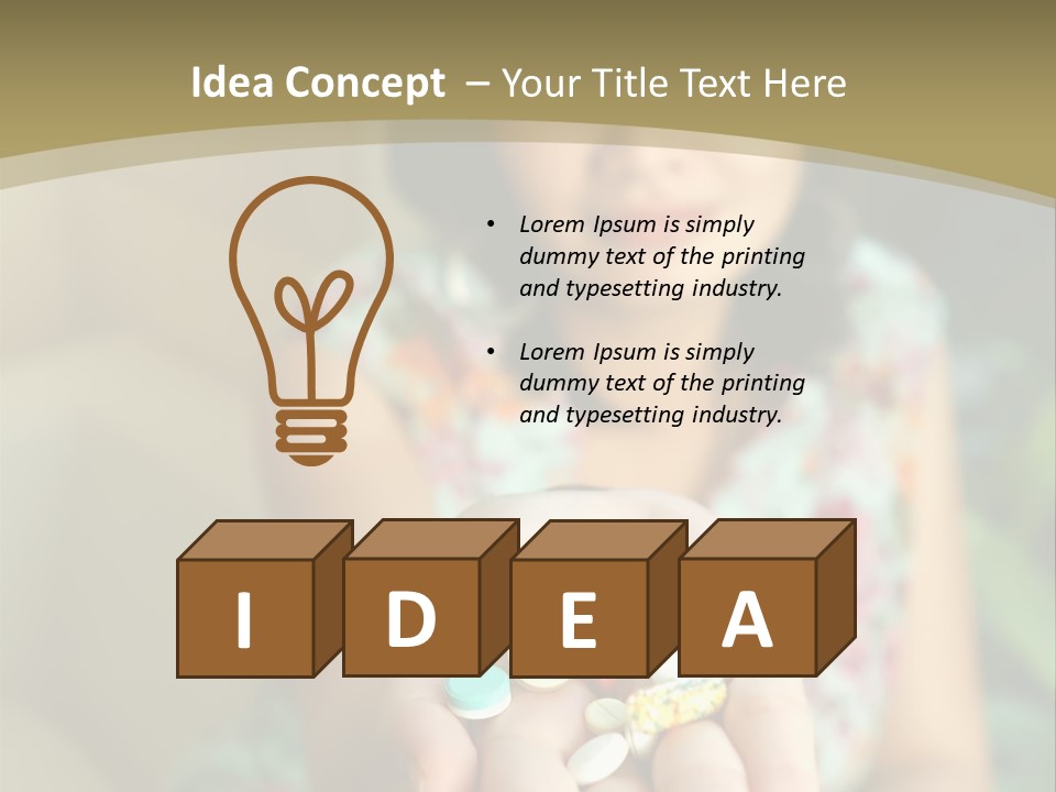 Pharmacy Medication Supplement PowerPoint Template