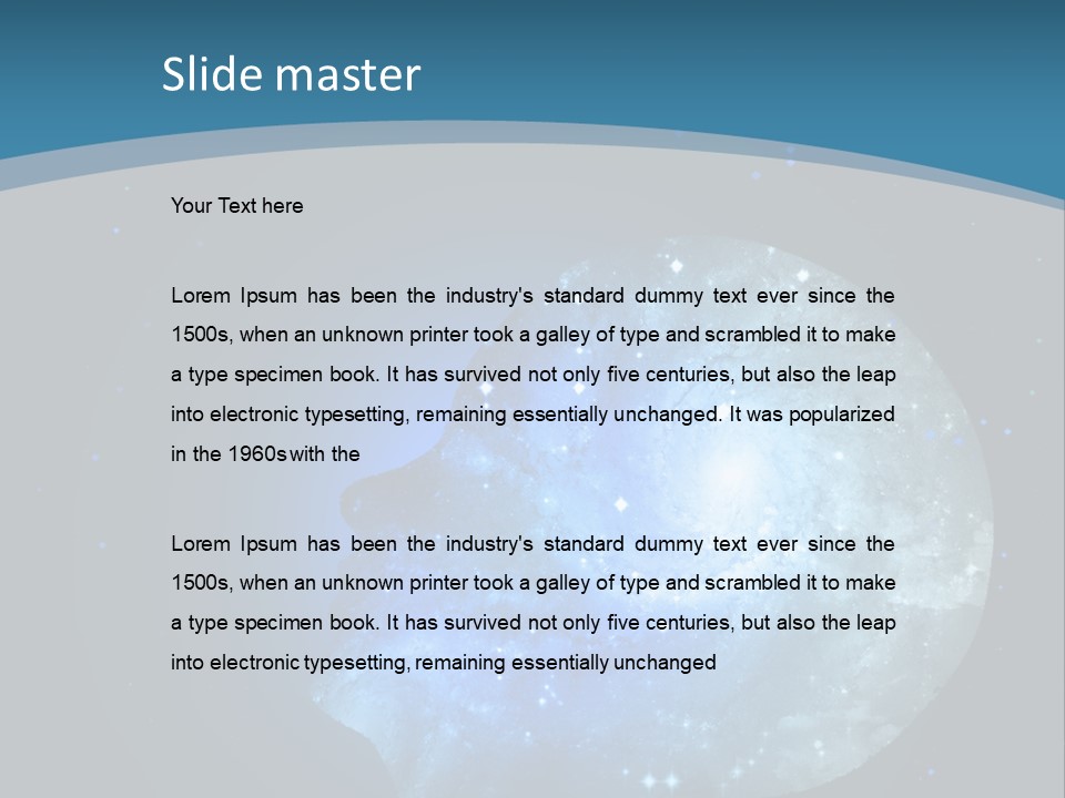 Spiritual Creative Star PowerPoint Template