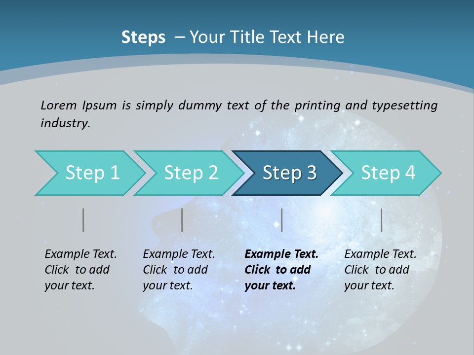 Spiritual Creative Star PowerPoint Template