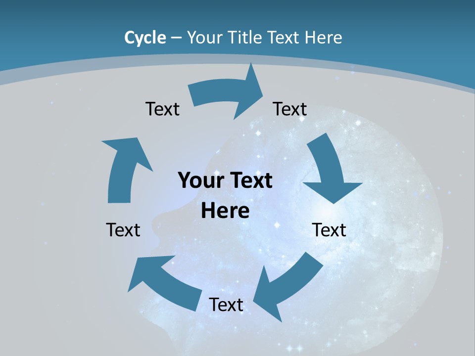 Spiritual Creative Star PowerPoint Template