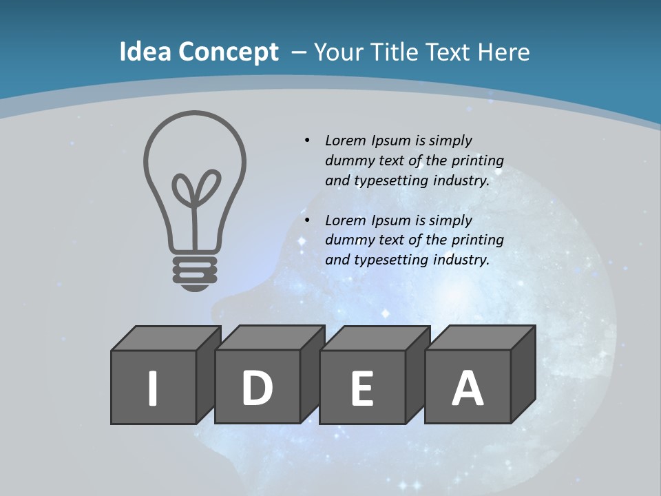 Spiritual Creative Star PowerPoint Template