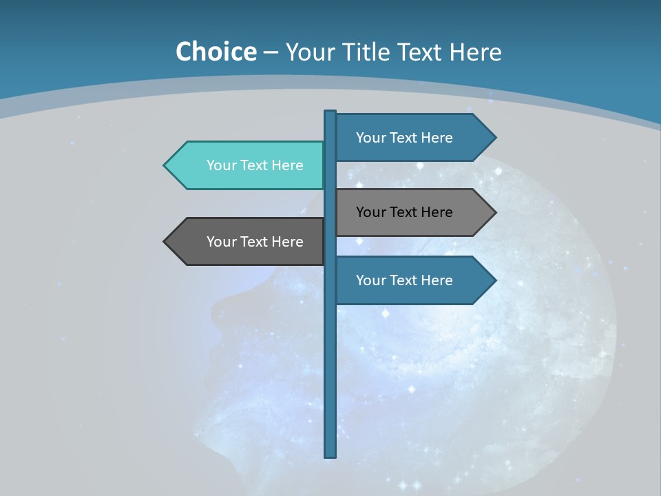 Spiritual Creative Star PowerPoint Template
