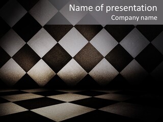 Granite Wall Inside PowerPoint Template