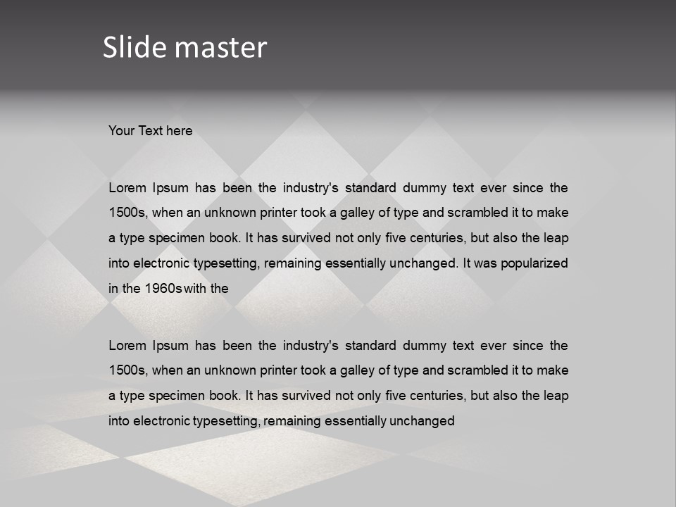 Granite Wall Inside PowerPoint Template