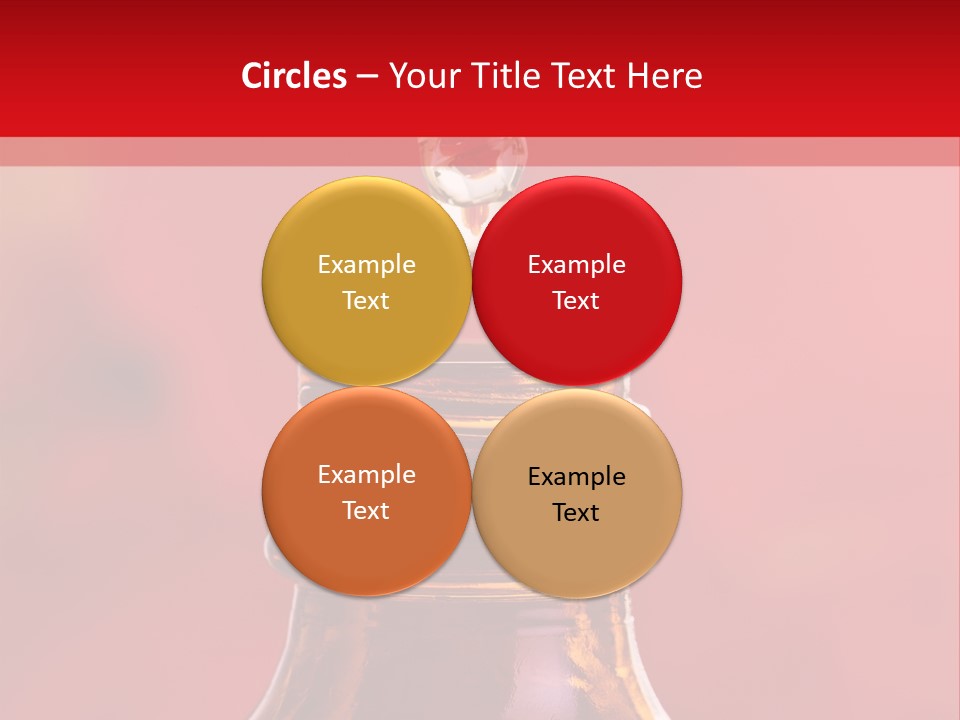 Perfume Glass Hibiscus PowerPoint Template