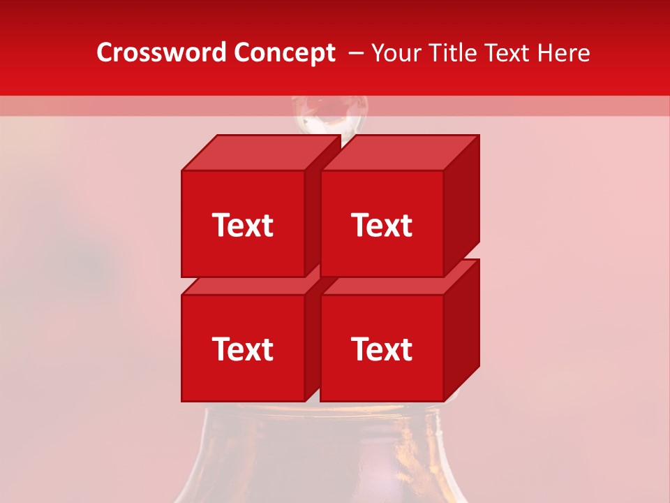 Perfume Glass Hibiscus PowerPoint Template