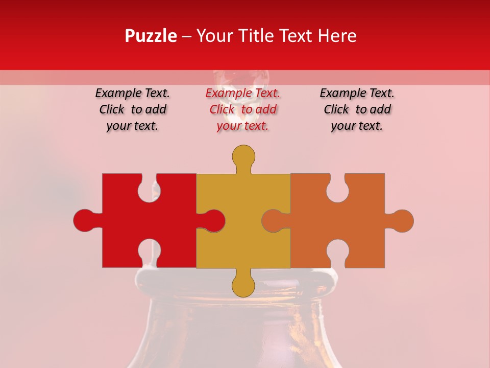 Perfume Glass Hibiscus PowerPoint Template