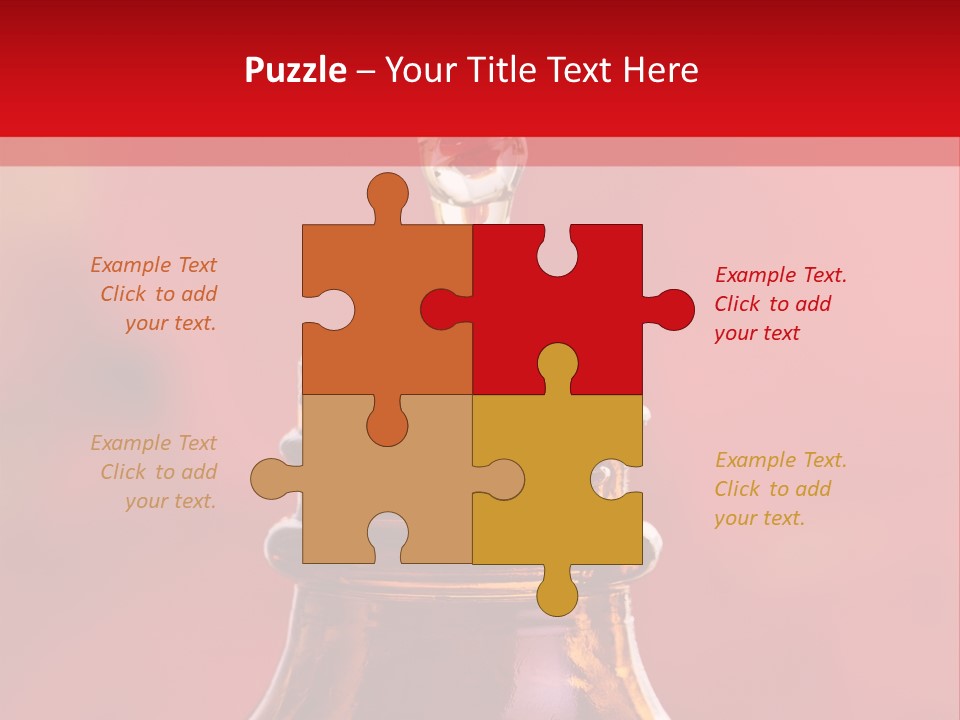 Perfume Glass Hibiscus PowerPoint Template