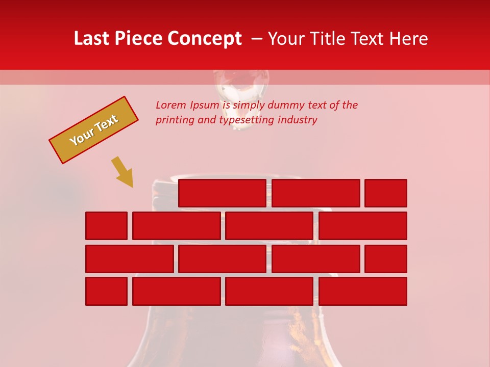 Perfume Glass Hibiscus PowerPoint Template