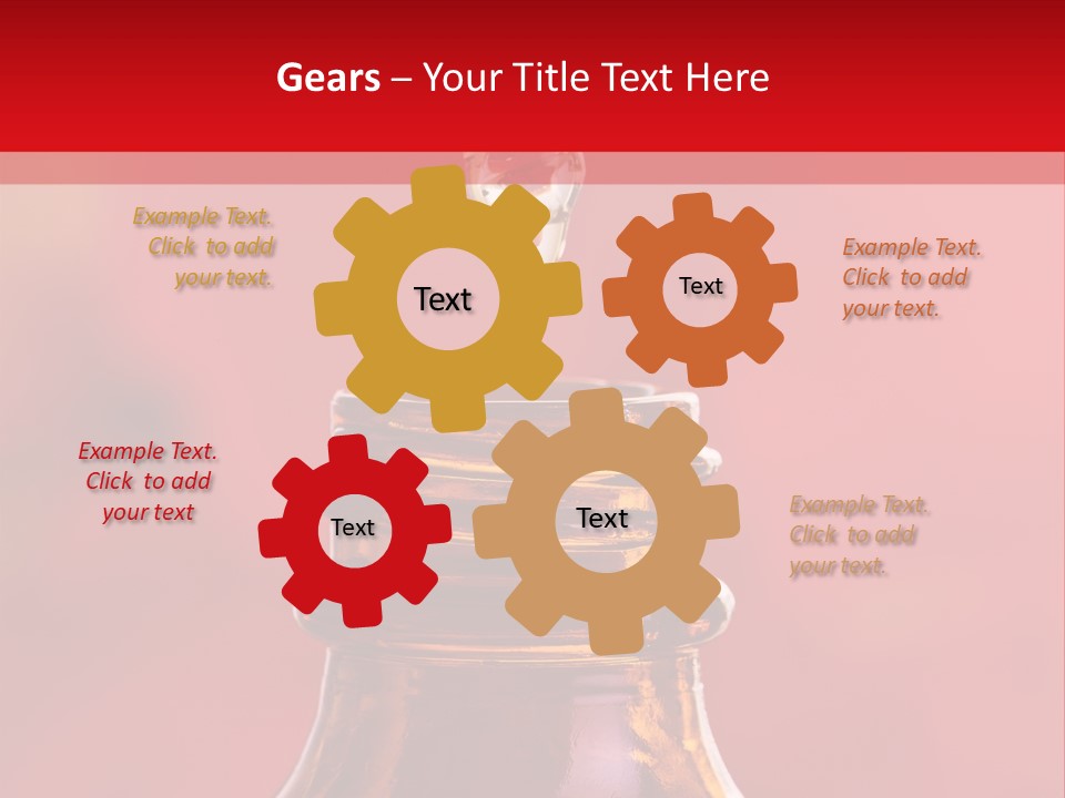 Perfume Glass Hibiscus PowerPoint Template