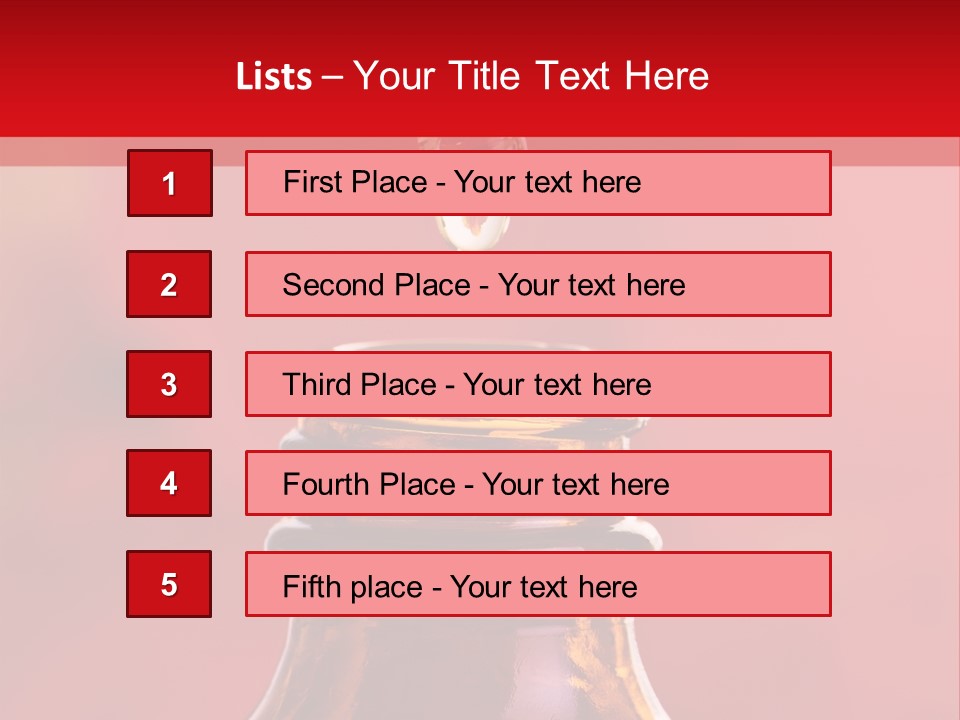 Perfume Glass Hibiscus PowerPoint Template
