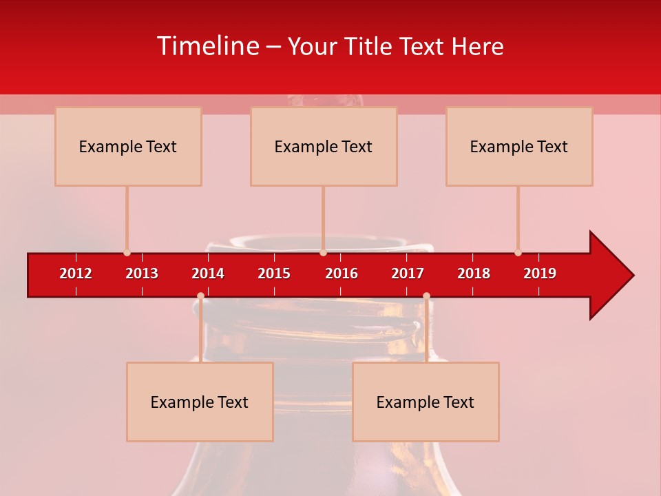 Perfume Glass Hibiscus PowerPoint Template