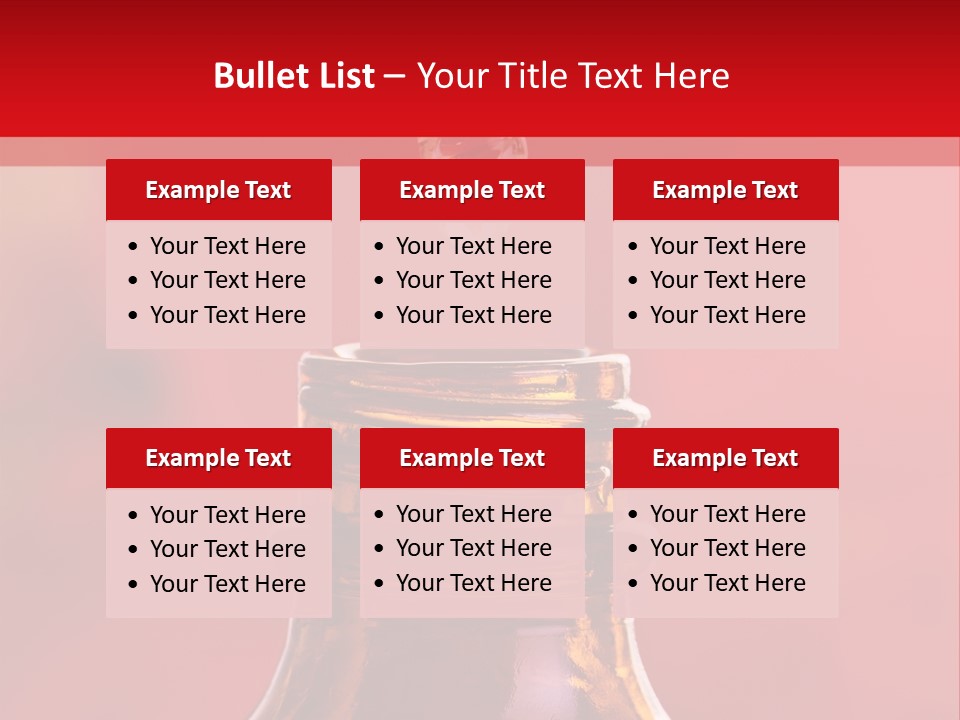 Perfume Glass Hibiscus PowerPoint Template