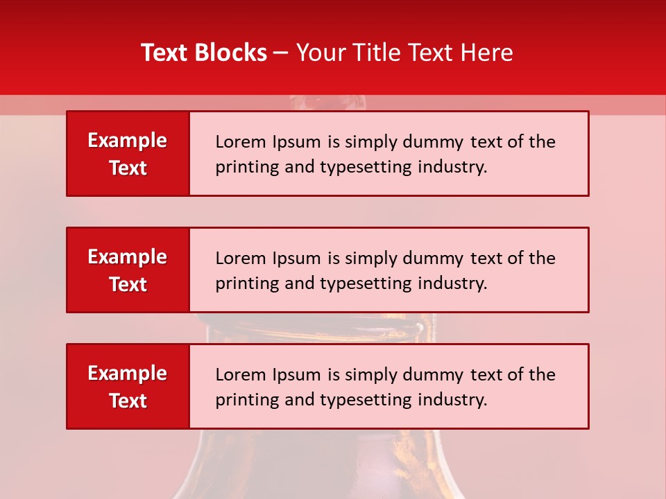 Perfume Glass Hibiscus PowerPoint Template