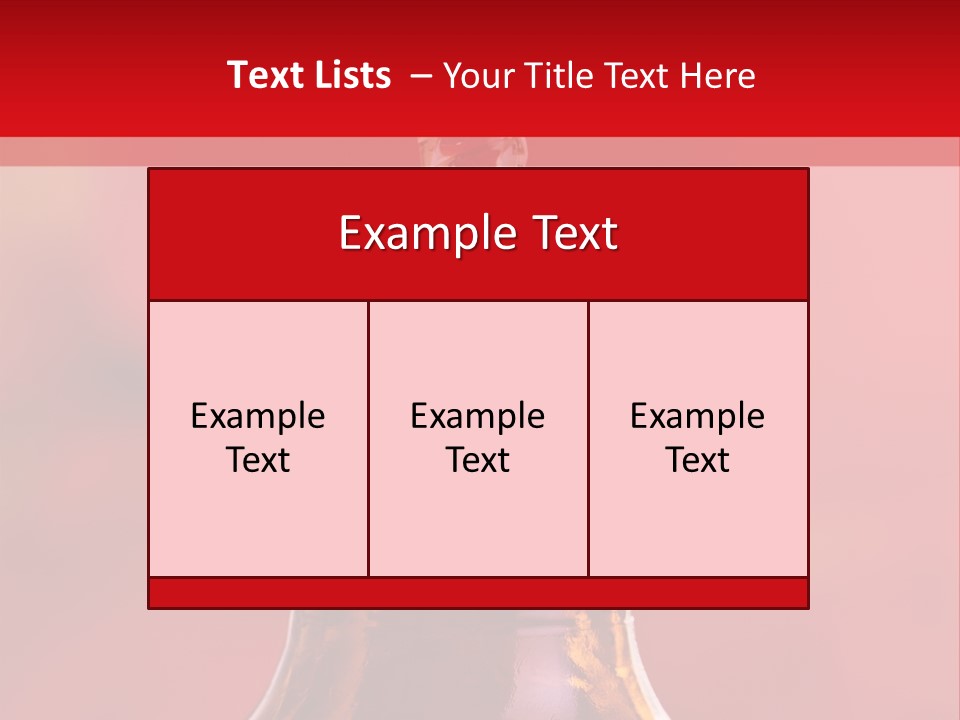 Perfume Glass Hibiscus PowerPoint Template