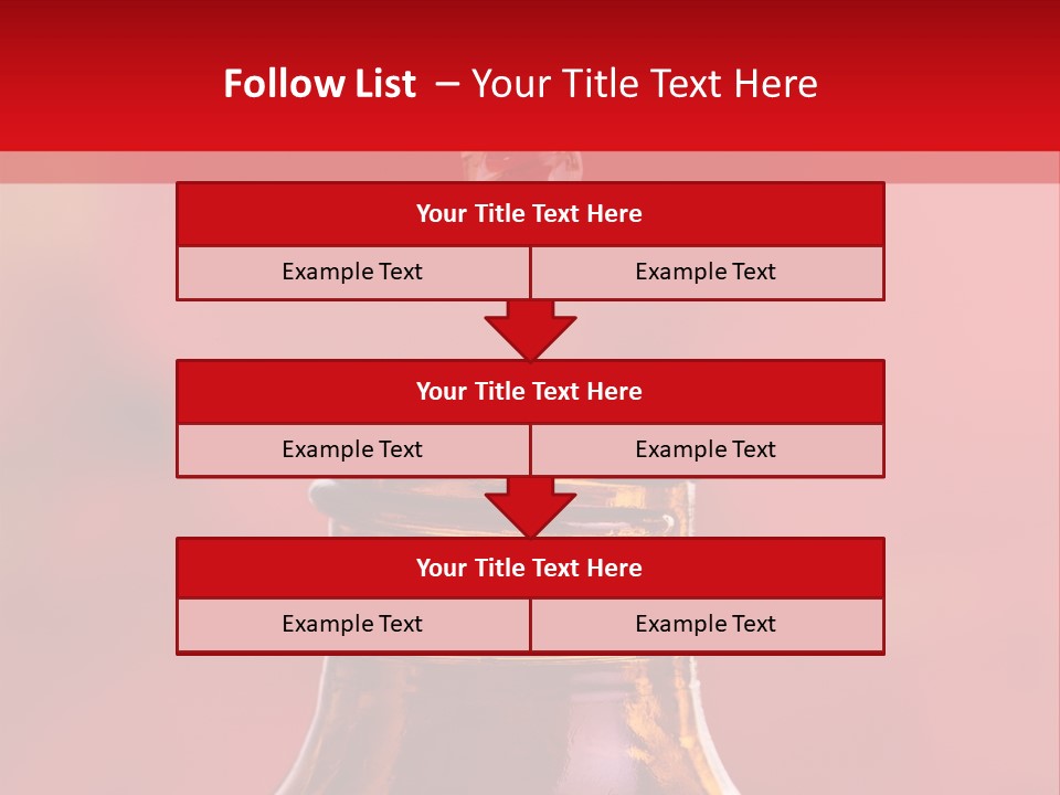 Perfume Glass Hibiscus PowerPoint Template