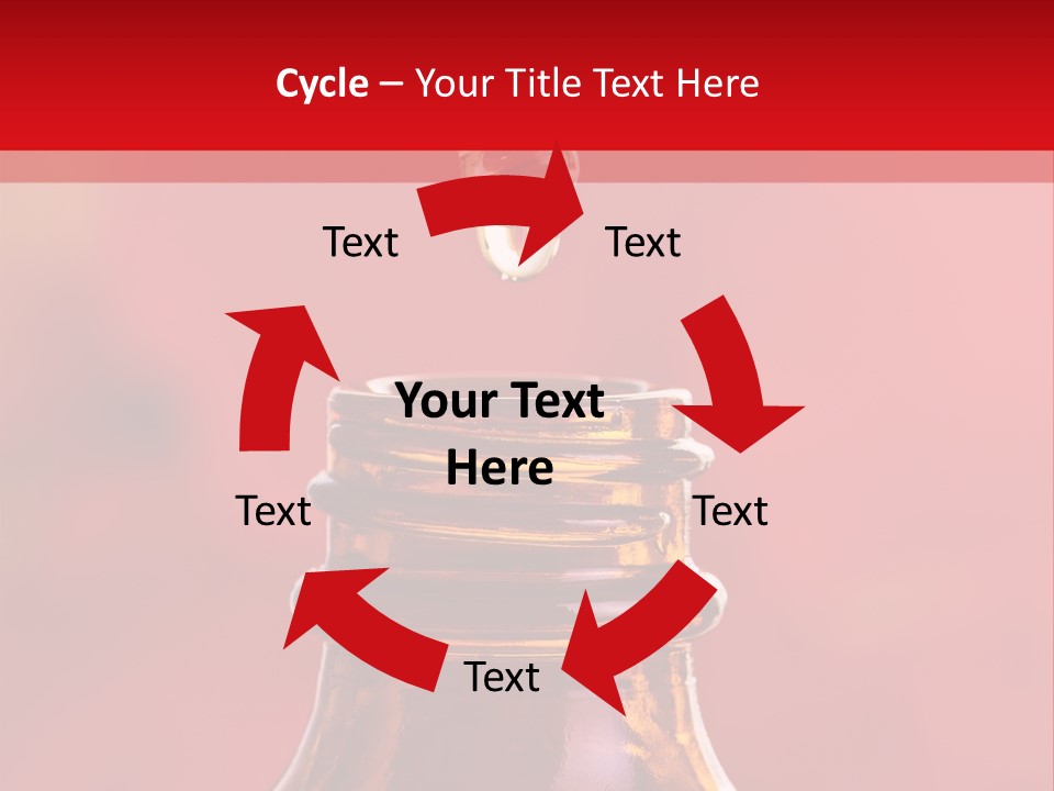 Perfume Glass Hibiscus PowerPoint Template