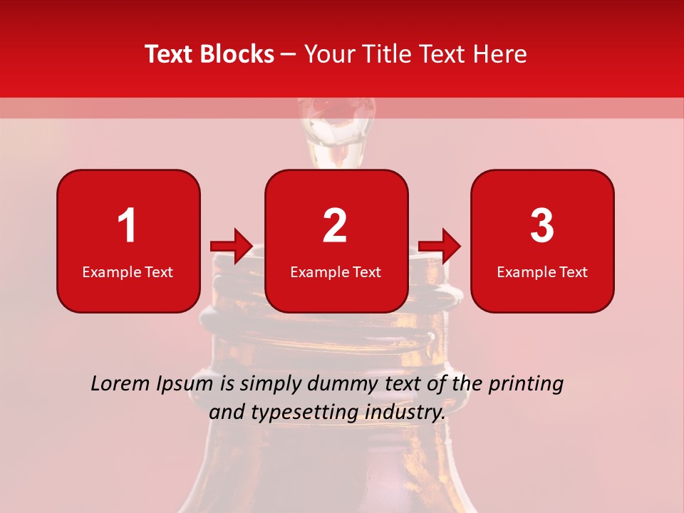 Perfume Glass Hibiscus PowerPoint Template