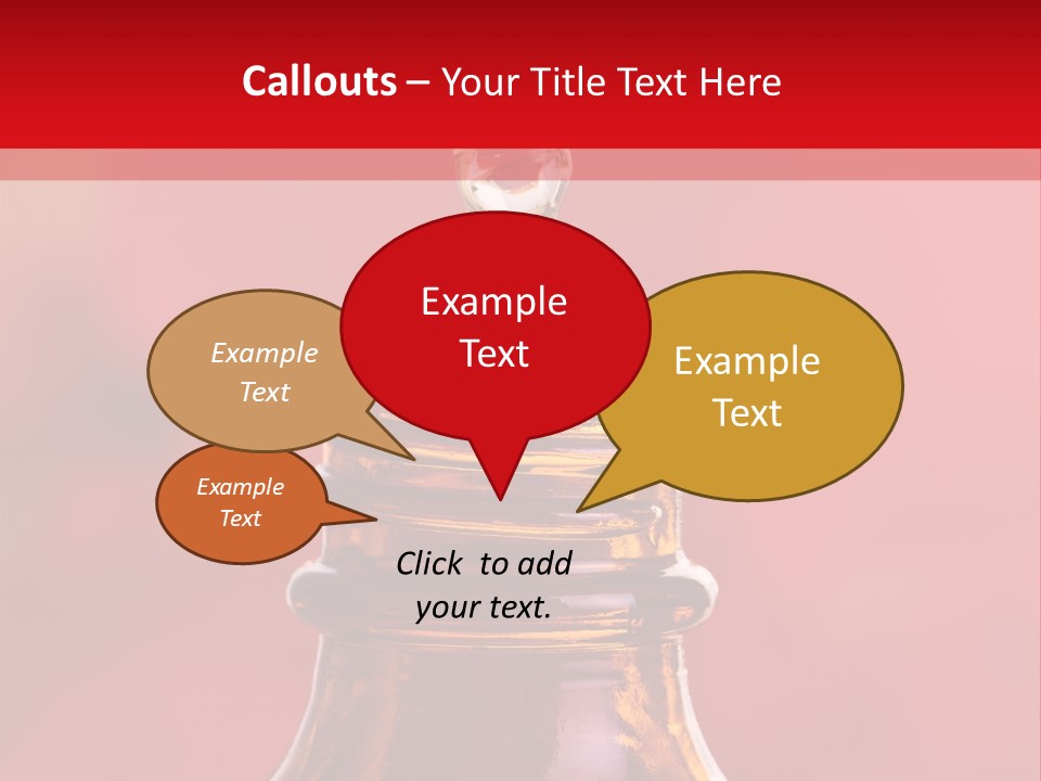 Perfume Glass Hibiscus PowerPoint Template