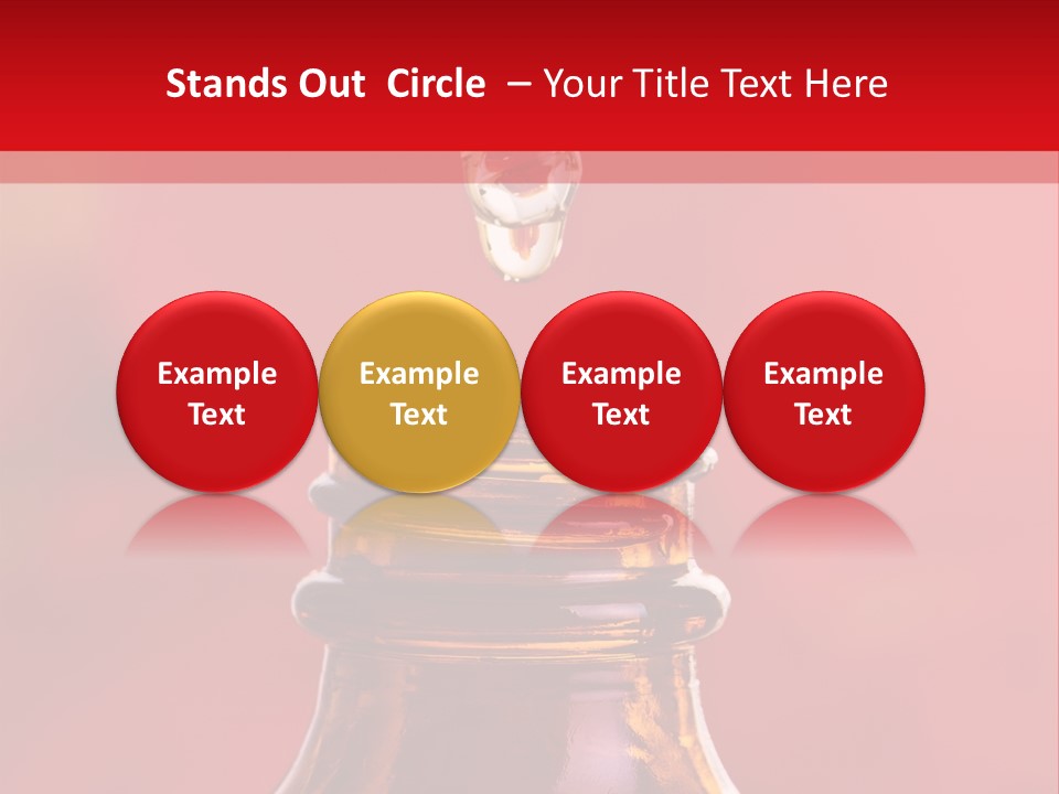 Perfume Glass Hibiscus PowerPoint Template