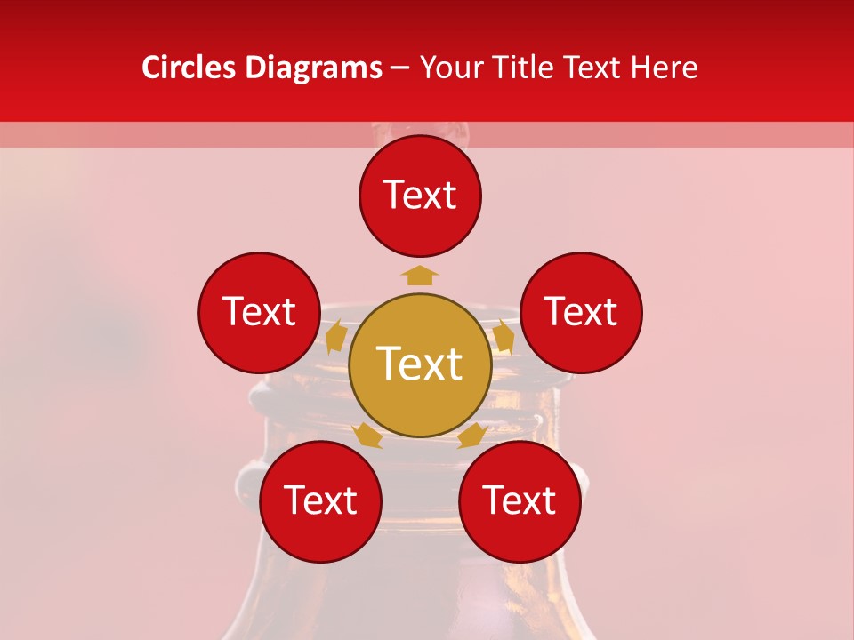 Perfume Glass Hibiscus PowerPoint Template