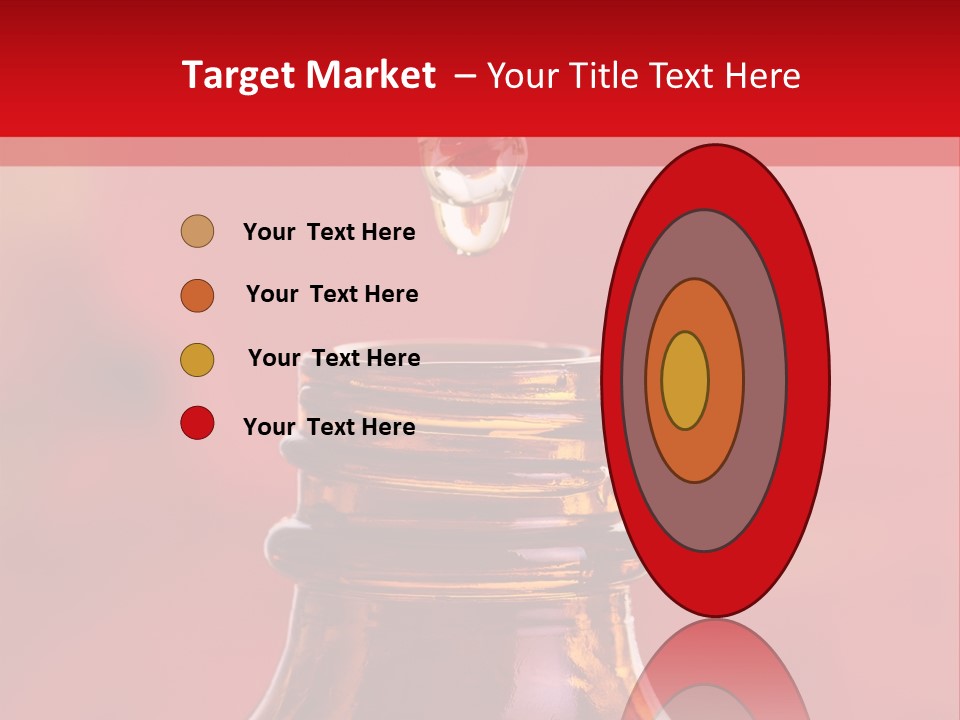 Perfume Glass Hibiscus PowerPoint Template