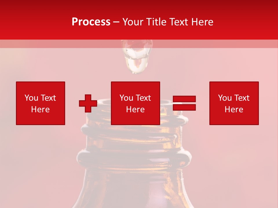 Perfume Glass Hibiscus PowerPoint Template