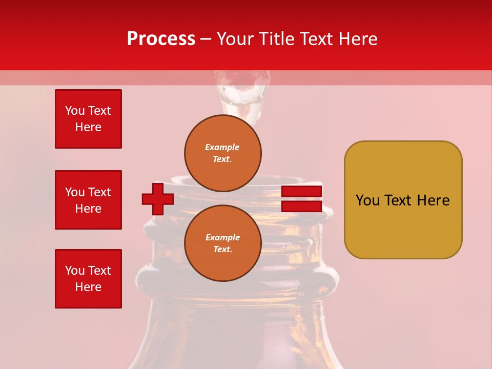 Perfume Glass Hibiscus PowerPoint Template