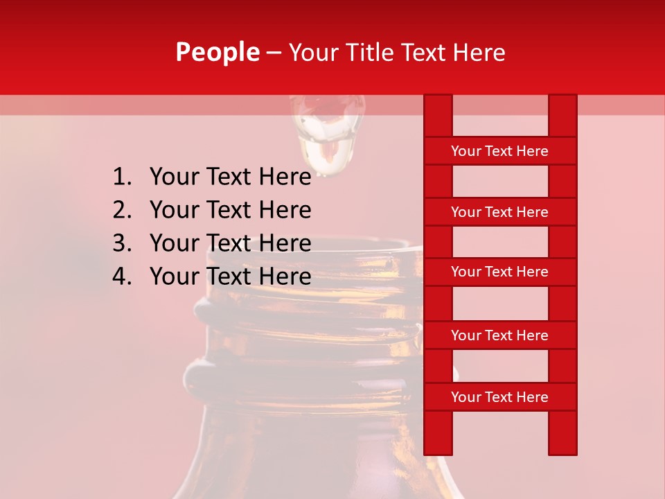 Perfume Glass Hibiscus PowerPoint Template