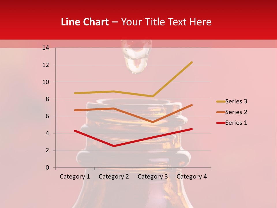 Perfume Glass Hibiscus PowerPoint Template