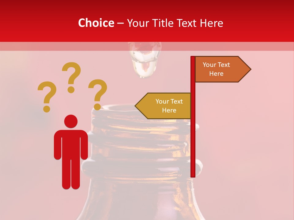 Perfume Glass Hibiscus PowerPoint Template