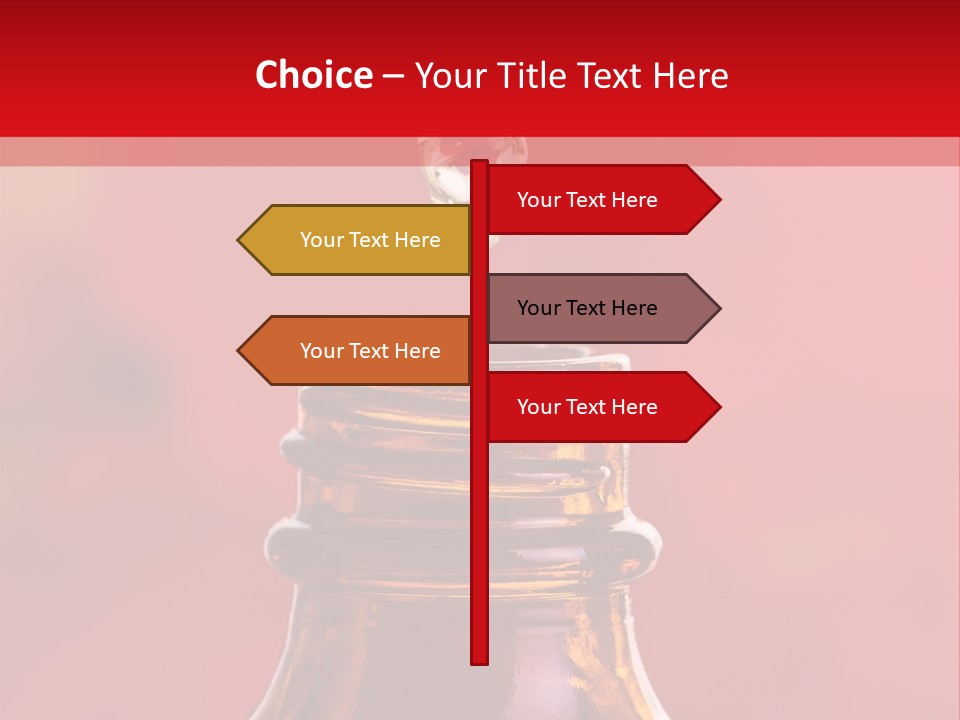 Perfume Glass Hibiscus PowerPoint Template