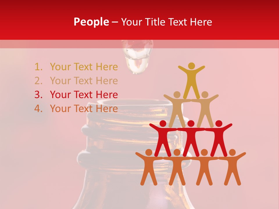 Perfume Glass Hibiscus PowerPoint Template