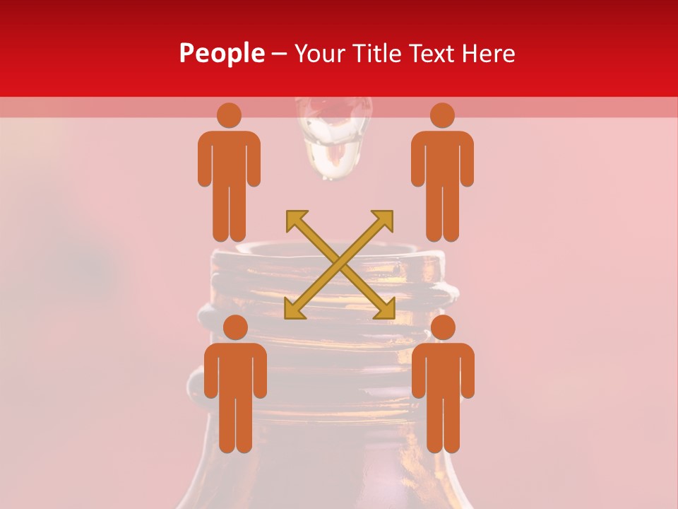 Perfume Glass Hibiscus PowerPoint Template