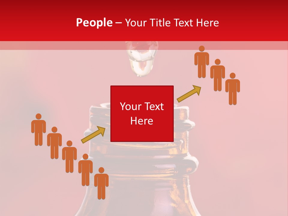 Perfume Glass Hibiscus PowerPoint Template