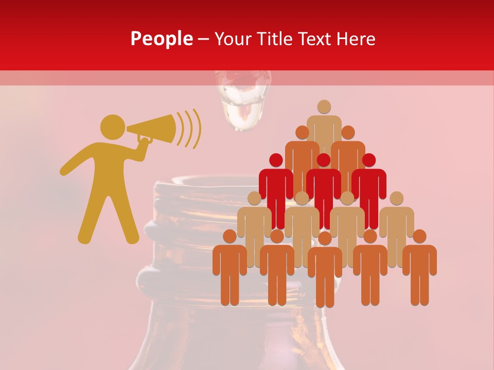 Perfume Glass Hibiscus PowerPoint Template