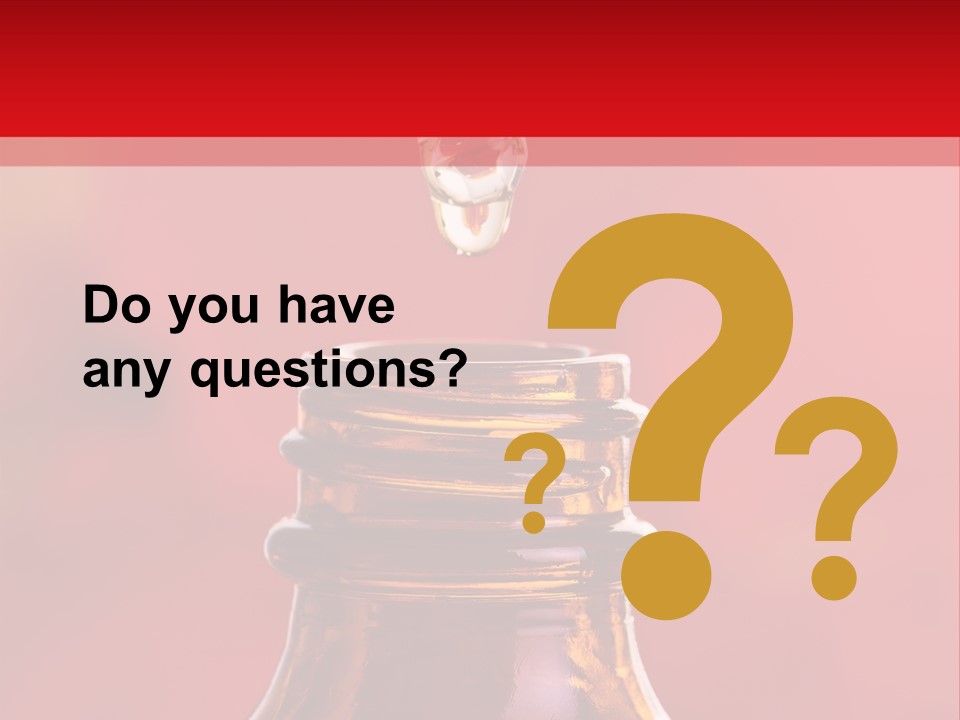 Perfume Glass Hibiscus PowerPoint Template