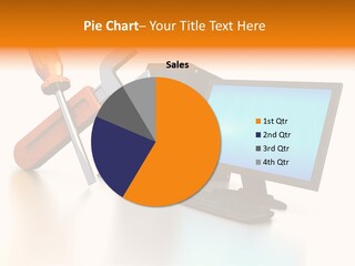 Background Space Wrench PowerPoint Template