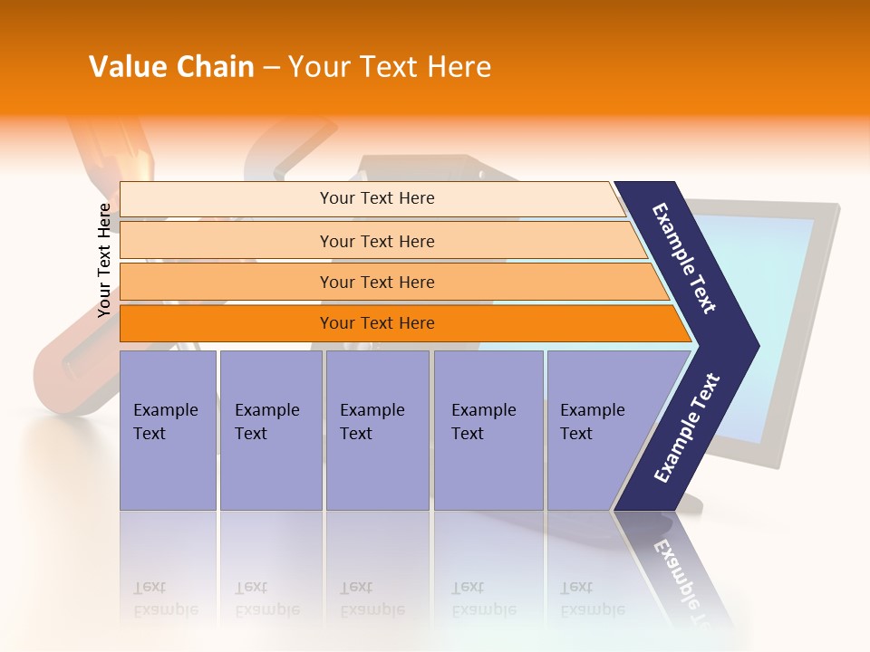Background Space Wrench PowerPoint Template