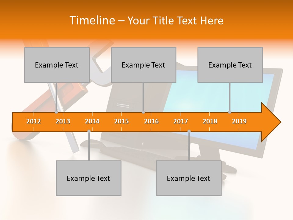Background Space Wrench PowerPoint Template