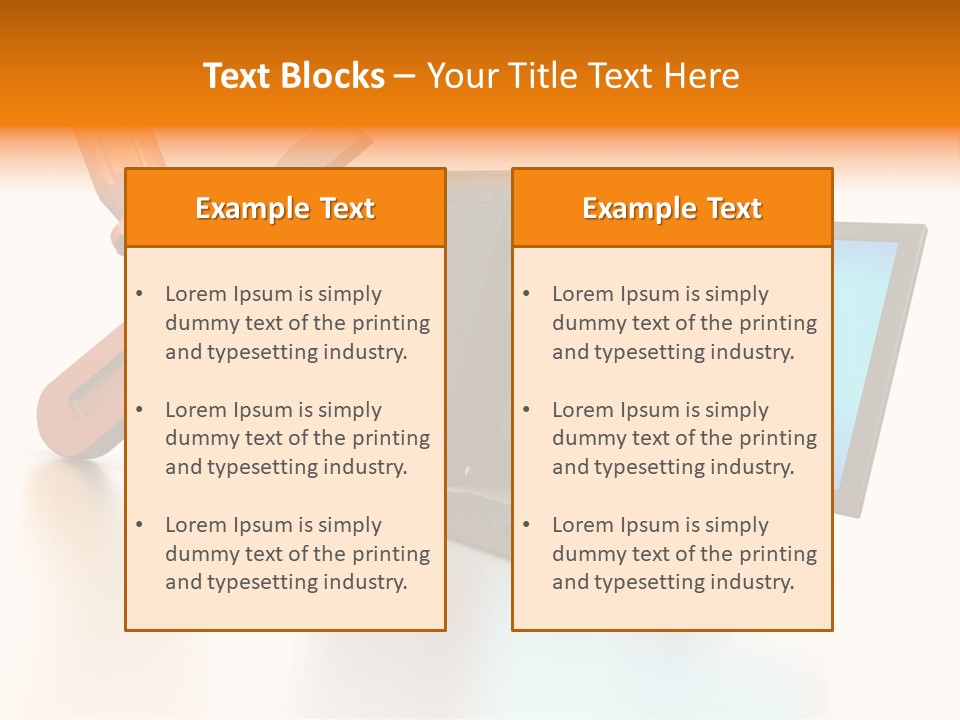 Background Space Wrench PowerPoint Template