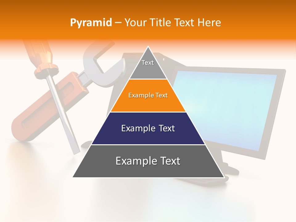 Background Space Wrench PowerPoint Template