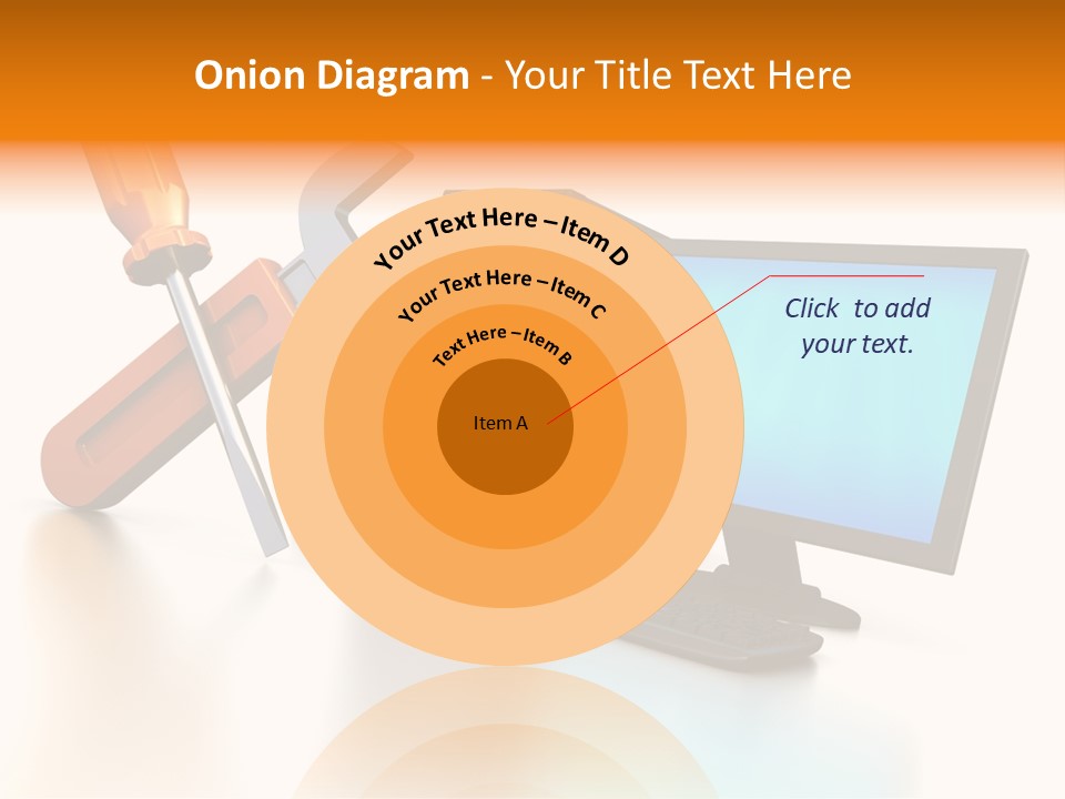 Background Space Wrench PowerPoint Template